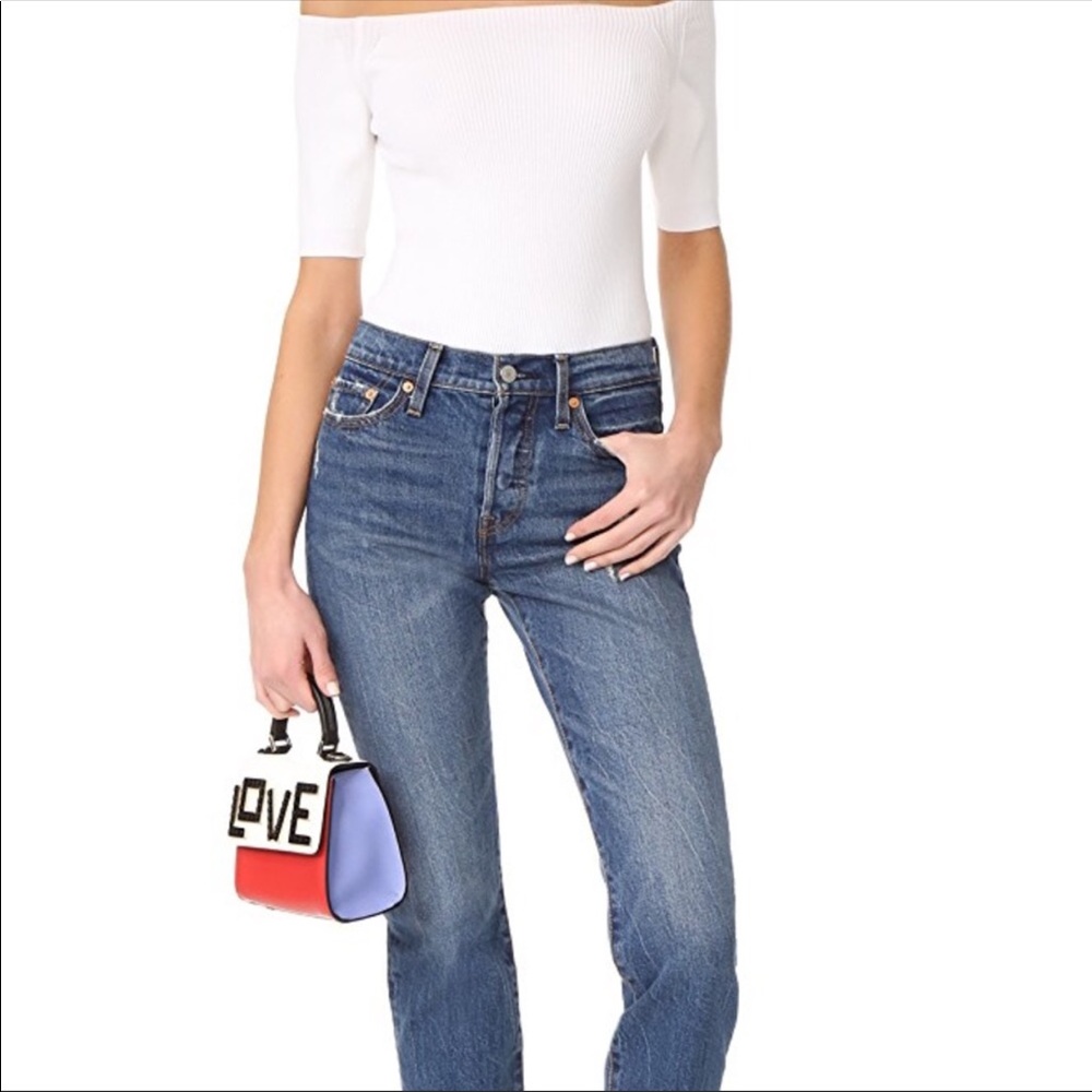 Levi Wedgie Straight Leg Jeans